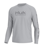 Huk Vented Pursuit Long Sleeve Shirt Harbor Mist S