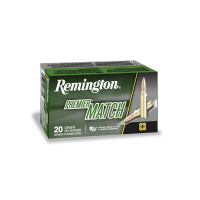 Remington Premier Match MatchKing Rifle Ammunition 6mm Creedmoor 107gr BTHP 3000 fps 20/ct