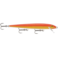 Rapala Original Floating Lure 13 Crankbait 5-1/4" 1/4 oz Gold Fluor Red