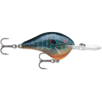 Rapala Dives To 10 Crankbait 2-1/4" 3/5 oz Live Pumpkinseed