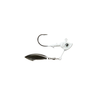 SHL Stand-Up Fish Head Spin 3/8 oz - Pearl White