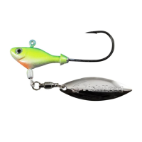 Fish Head Spin Jighead Lure 3/8 oz Sexy Shad
