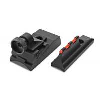 Traditions Peep Sight Fiber Optic Sight System Fits Traditions & CVA Straight Non-tapered Barrels