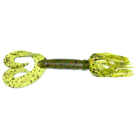 Chompers 4'' Skirted Twin Tail Watermelon Red 10pk