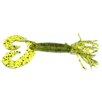 Chompers 5'' Skirted Twin Tail Watermelon Red 10pk