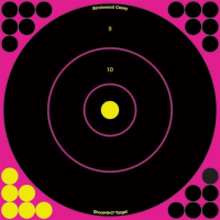 Birchwood Casey Shoot-N-C Pink Reactive Targets 12", 5/Pack
