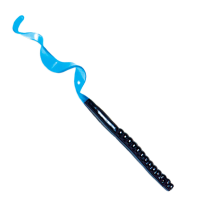 Culprit 10'' Worm Black Blue Tail 10pk