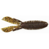 Missile Baits Baby D Bomb 3.65'' Bait Green Pumpkin Purple 7pk