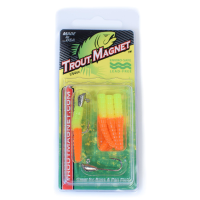Leland NoLead Trout Magnet Orange/Chart 1/64oz 9pk