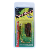 Leland Trout Magnet Green/Red Flake1/64oz 9pk