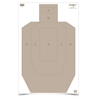 Birchwood Casey Eze-Scorer IPSC Practice Paper Target - 23"x35" 5 Pack