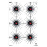 Birchwood Casey Eze-Scorer Multiple Bull's-Eye Paper Target - 23"x35" 5 Pack