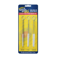 Tetra Gun 3-Piece Wire Twist Brush Set - .22 cal/ 9mm/ .45 Cal