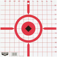 Birchwood Casey Rigid Paper Crosshair Sight-In Target - 12", 10/Pack