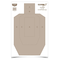 Birchwood Casey Eze-Scorer BC-IPSC Practice Paper Target - 12"x18"10 Pack