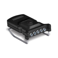 Cyclops Micro Hat Clip Light - 5 LED Bulb White Black