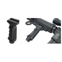 Leapers Ergonomic Ambidextrous Vertical Foregrip - Black