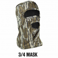 Primos Stretch Fit Mask - Mossy Oak Bottomland 3/4 Face