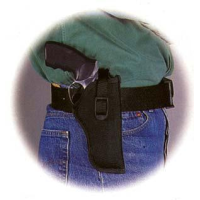 Uncle Mike's Sidekick Hip Holster for 4-1/2" - 5" Barrel large autos open end in Black Right Hand