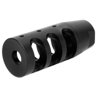 Tacfire Nitrided Compact Compensator 5.56mm 1/2x28 Thread Black