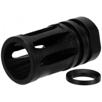 TacFire 5/8x24 TPI Bird Cage Muzzle Brake .30 cal Steel Black