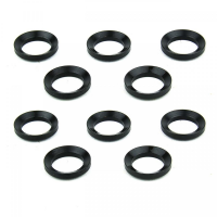 Tacfire AR-15/.223 Muzzle Brake Crush Black Washers - 10/ct