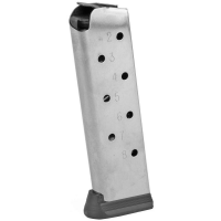 Colt 1911 Gov't/Commander Handgun Magazine Stainless with Base Pad .45 ACP 8/rd