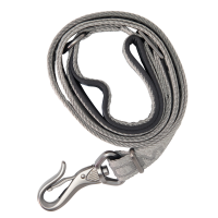 MoMarsh Adjustable Dog Leash 47"-72" Gun Metal Grey