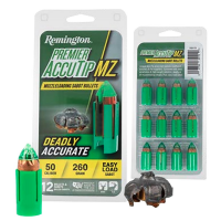 Remington .50 caliber 260gr Premier AccuTip MZ with Sabot Muzzleloader Bullets 12/ct