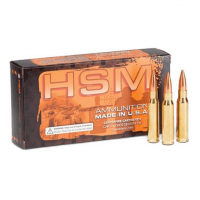 HSM Lead Free TSX Rifle Ammunition .325 WSM 180gr Solid 2900 fps 20/ct