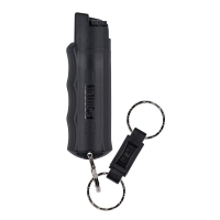 Sabre Pepper Spray with Quick Release Key Ring Black Clamshell