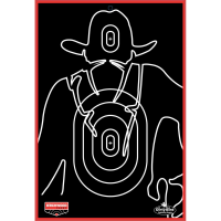 Birchwood Casey Dirty Bird "Gunslinger Silhouette" Target 12"x18" 6/ct