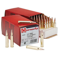 Hornady Custom Rifle Ammunition .223 Rem 55 gr SP 3240 fps - 50/box