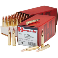 Hornady Custom Rifle Ammunition .223 Rem 55 gr FMJBT 3240 fps - 50/box