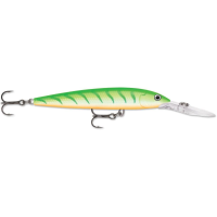Rapala Down Deep Husky Jerk 1/2oz 4.75'' Green Tiger UV