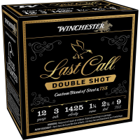 Winchester Last Call Double Shot Shotshells 12 ga 3" 1-1/4 oz 1425 fps #2.5 Shot 25/rd