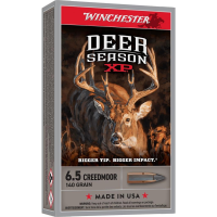 Winchester Deer Season XP Rifle Ammunition 6.5 Creedmoor 140gr PT 2900 fps 2650 fps 20/ct