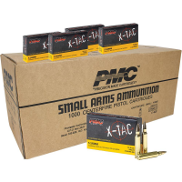 PMC X-Tac Rifle Ammunition 5.56x45mm 55 gr FMJBT 3120 fps 1000/ct