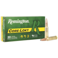 Remington Core-Lokt Rifle Ammunition .308 Win 180 gr PSP 2620 fps 20/ct