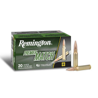 Remington Premier Match Rifle Ammunition .308 Win 168 gr BTHP 2680 fps 20/ct