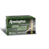 Remington Premier Match Rifle Ammunition .223 Rem 62 gr HP 3025 fps 20/ct