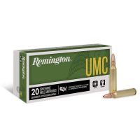 Remington UMC Rifle Ammunition .223 Rem 55 gr FMJ 3240 fps 20/ct