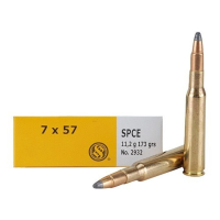 Sellier & Bellot Rifle Ammunition 7x57mm 173 gr SPCE 725 fps - 20/box