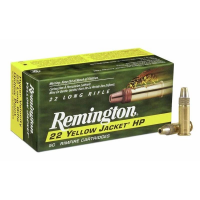 Remington .22 Yellow Jacket Rimfire Ammunition .22 LR 33 gr TCHP 1500 fps 50/ct