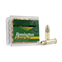 Remington Golden Bullet Rimfire Ammunition .22 LR 40 gr solid 1255 fps 100/ct