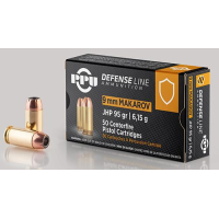 PRIVI 9x18 Makarov JHP 95Gr 50Rds Ammo