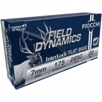 Fiocchi Shooting Dynamics Rifle Ammunition 7mm Rem Mag 175 gr FB 2850 fps 20/ct