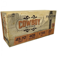 Fiocchi Cowboy Rifle Ammunition .45-70 Govt 405 gr LRNFP 1185 fps 20/ct