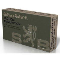 Sellier & Bellot Tactical Rifle Ammunition 6.5 Creedmoor 140 gr FMJBT 2657 Fps 20/ct