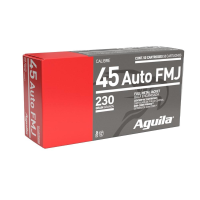 Aguila Handgun Ammunition .45 Auto 230 gr FMJ 830 fps 50/ct